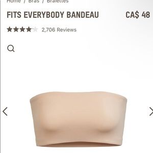 BRAND NEW WITH TAG SKIMS FITS EVERYBODY BANDEAU